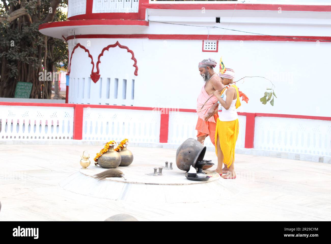 Hindu brahmin Upanayana or The sacred thread ceremony. His entry into ...