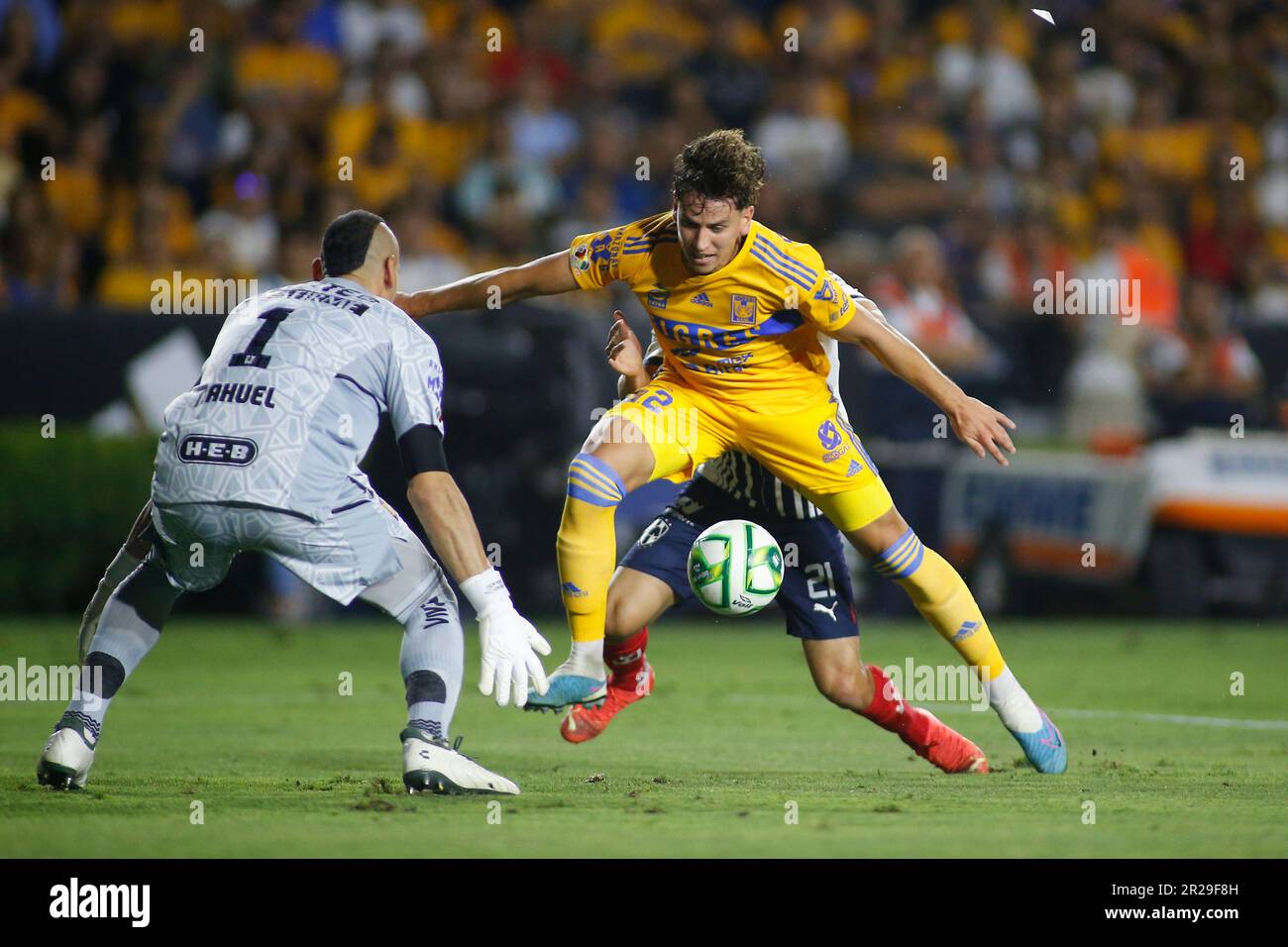 Monterrey Estádio Universitário, Mexico. , . Semifinal 1st leg of the