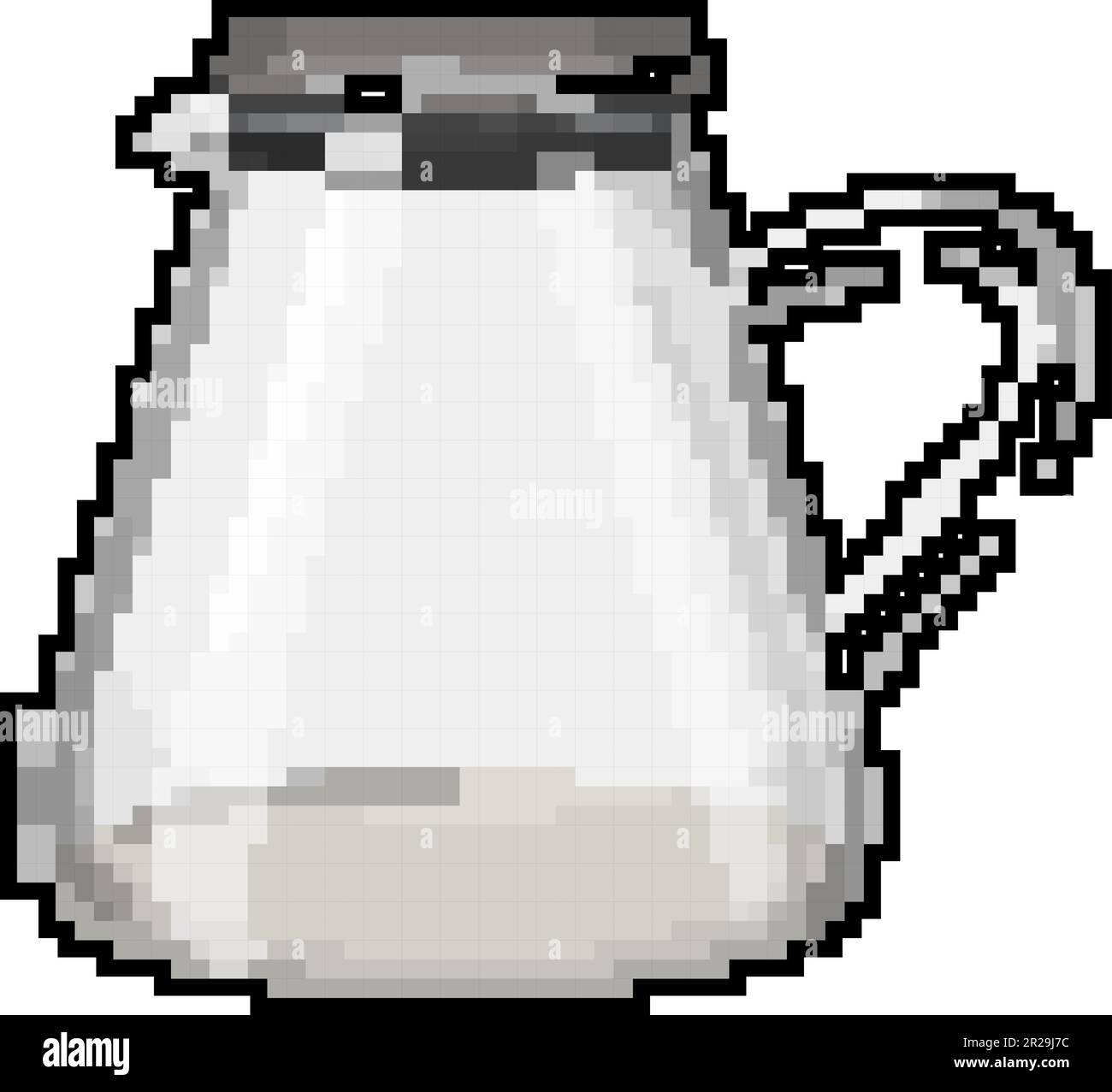 cute teapot tea kettle game pixel art vector illustration Stock Vector  Image & Art - Alamy