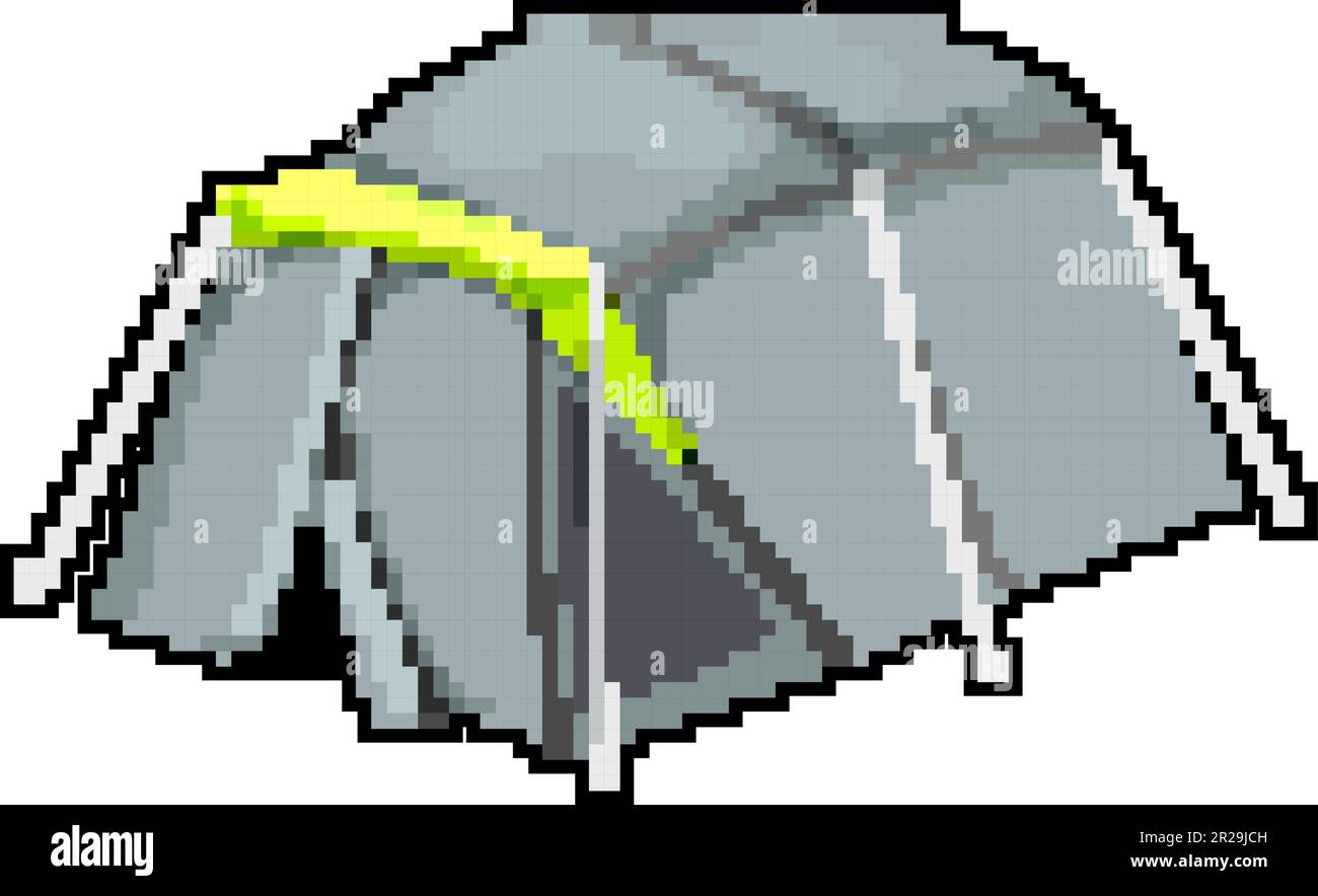 hiking tent camp color icon vector illustration Stock Vector Image ...
