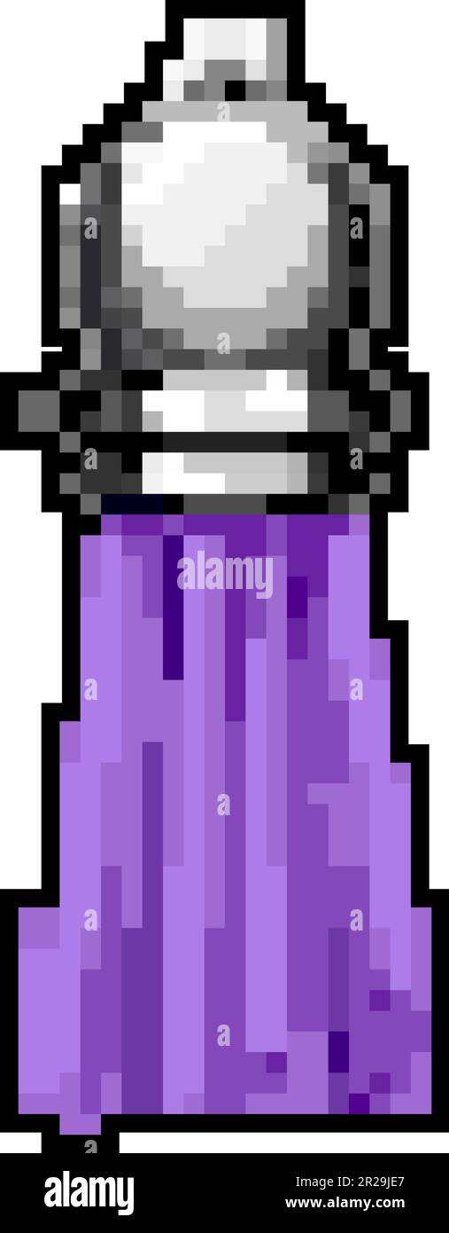 trim tassel rope game pixel art vector illustration Stock Vector Image