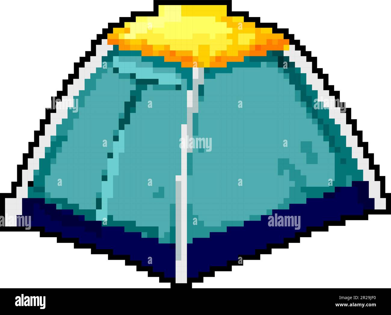 outdoor tent camp color icon vector illustration Stock Vector Image ...