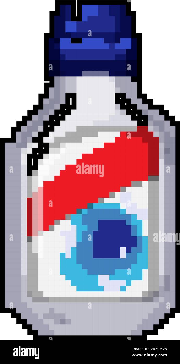product toilet cleaner game pixel art vector illustration Stock Vector ...