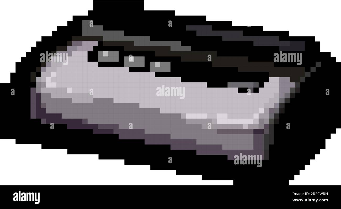 cooking food vacuum sealer game pixel art vector illustration Stock