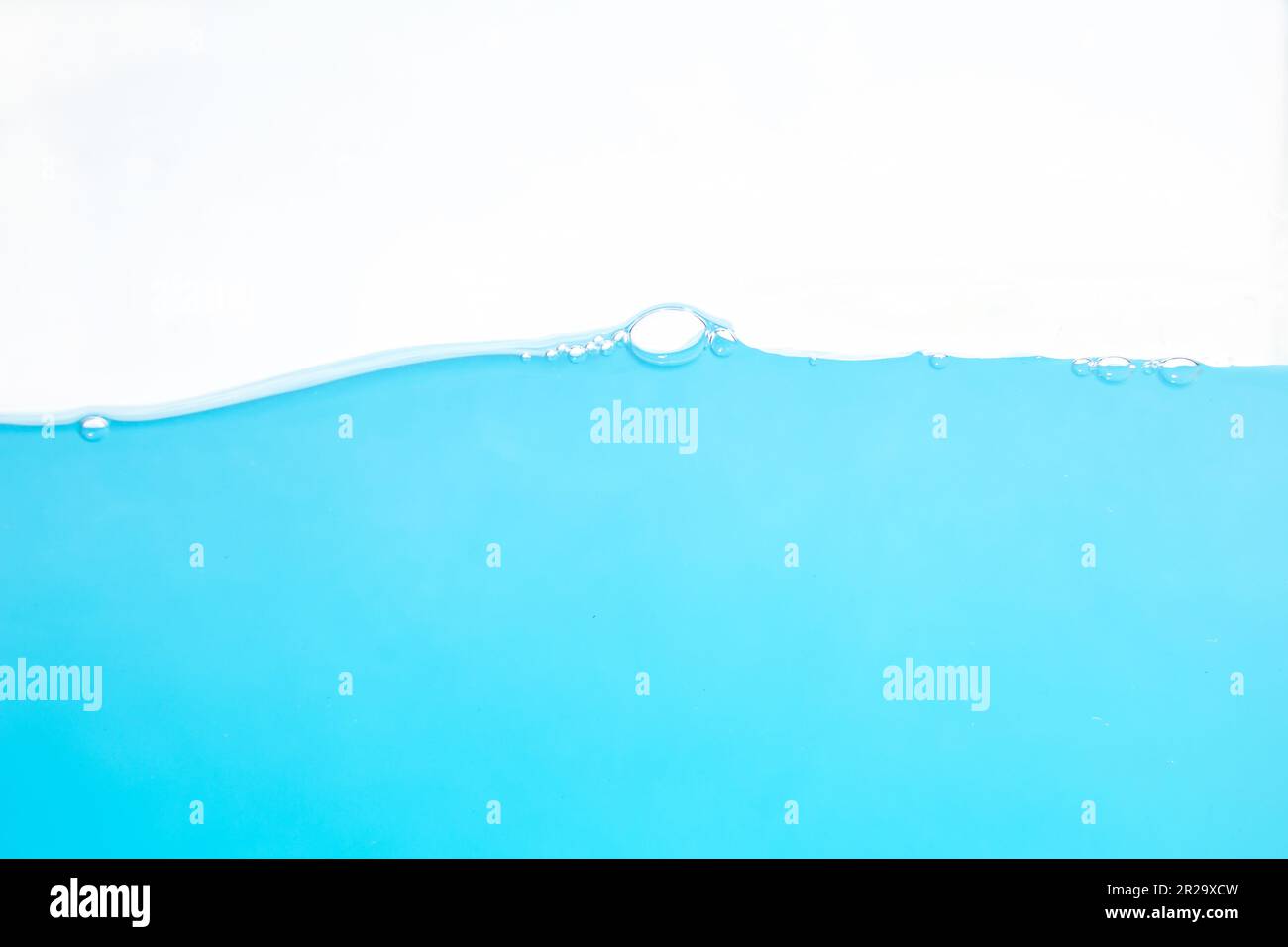 Water Surface Splash and bubbles . on white background Stock Photo - Alamy