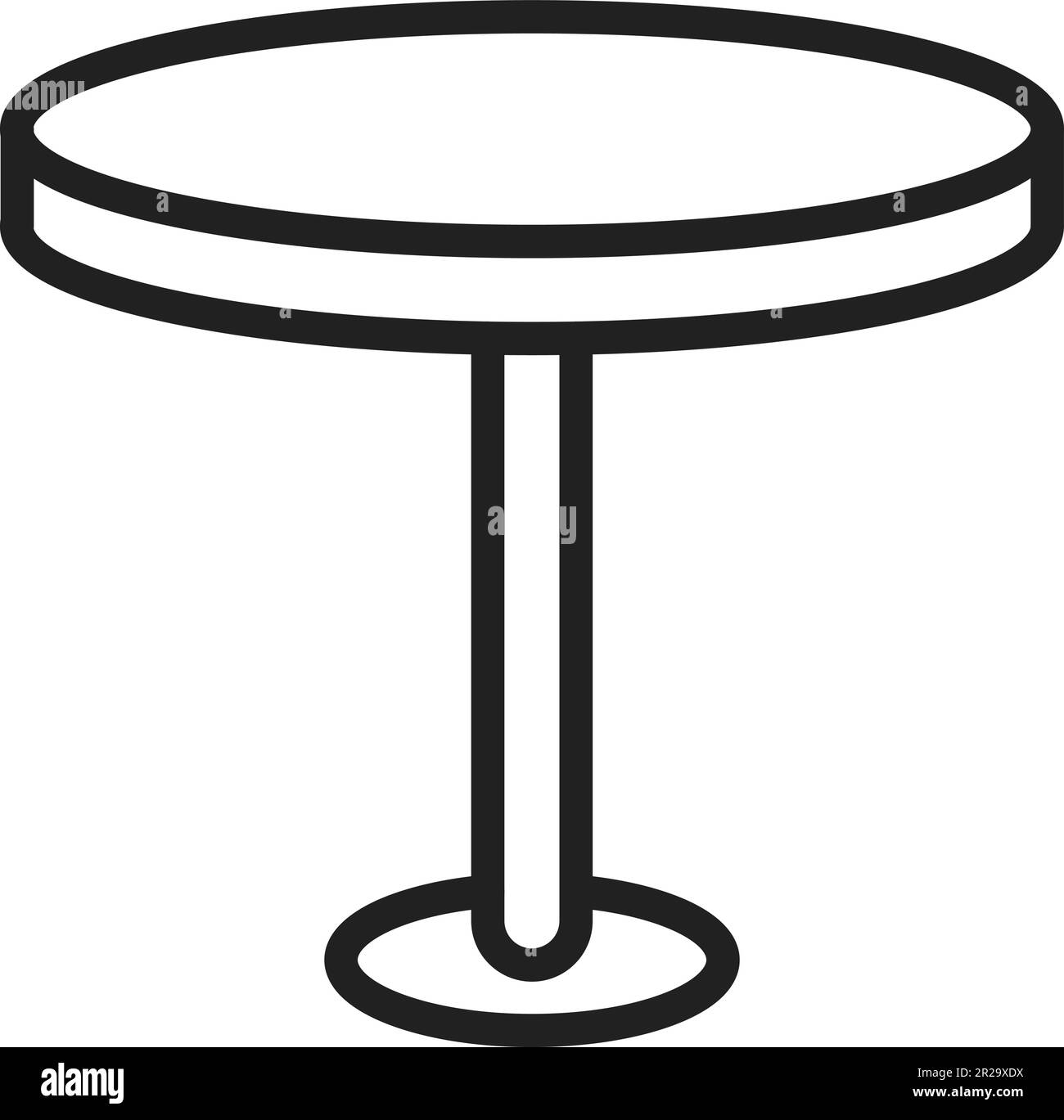 Table icon vector image Stock Vector Image & Art - Alamy