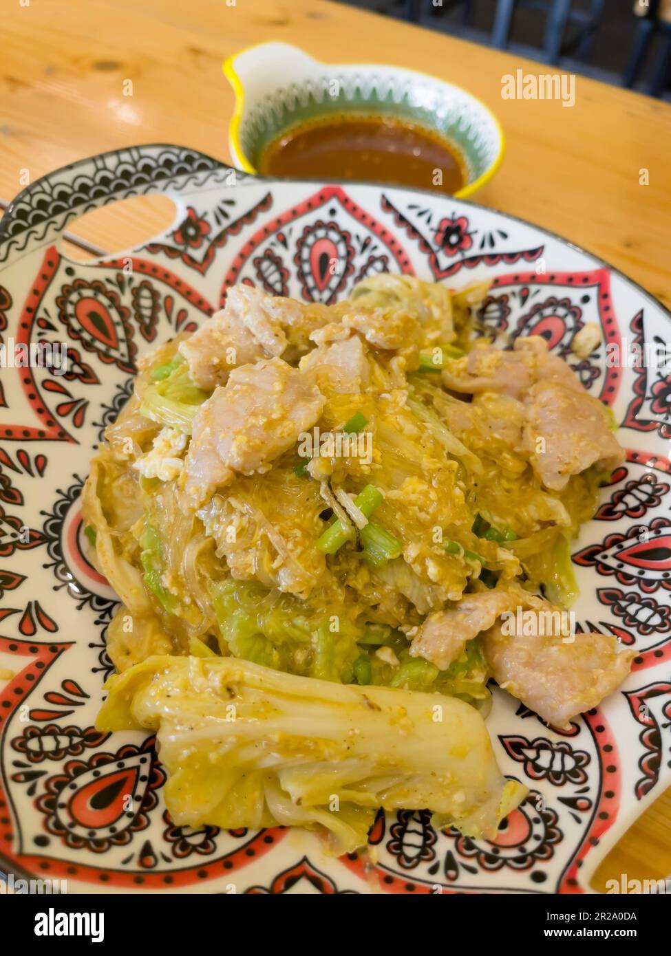 Thai spicy street food menu, stock photo Stock Photo Alamy