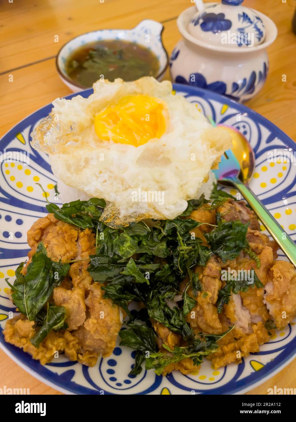 Thai spicy street food menu, stock photo Stock Photo Alamy