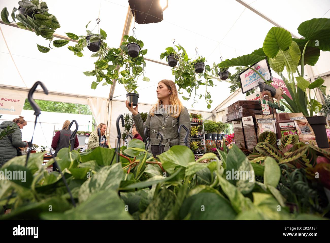 Zagreb, Croatia. 18th May, 2023. The international garden exhibition