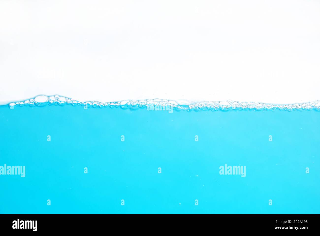 Water Surface Splash and bubbles . on white background Stock Photo - Alamy