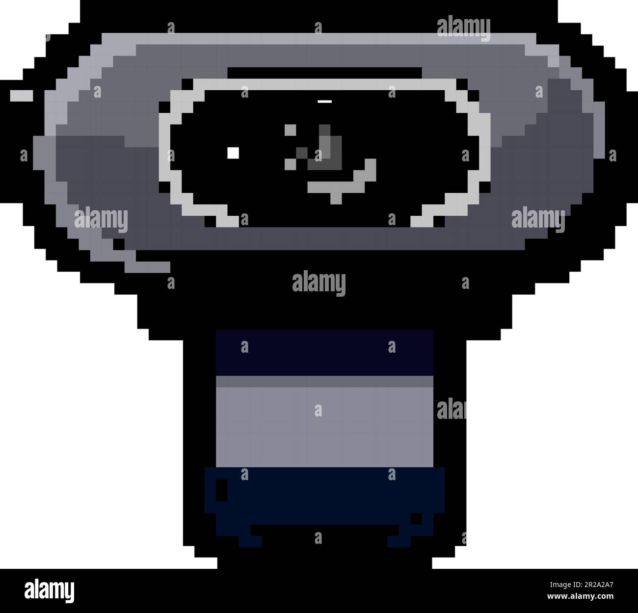 lens web camera game pixel art vector illustration Stock Vector Image ...