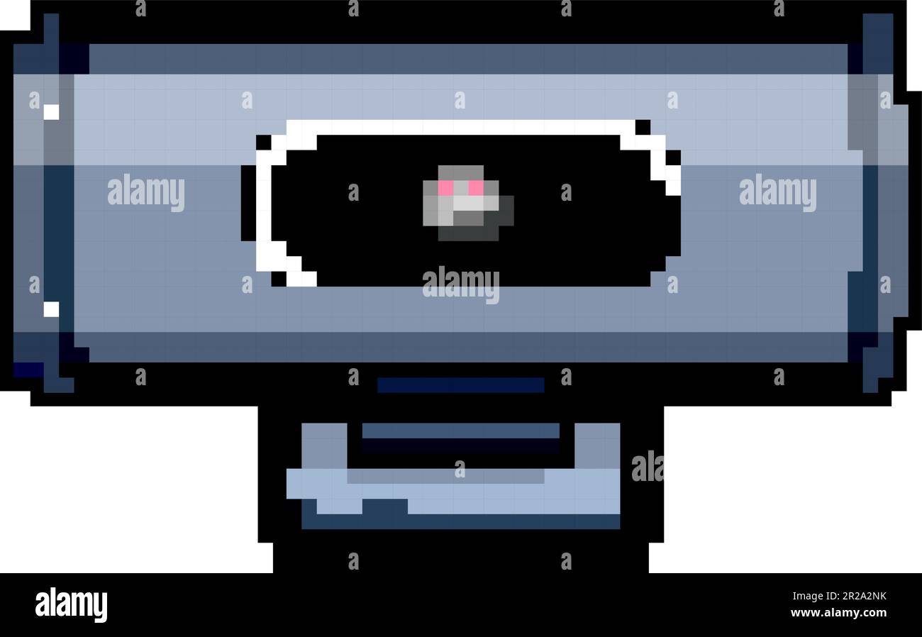 digital web camera game pixel art vector illustration Stock Vector ...