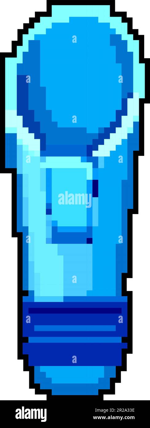 beverage wine cork game pixel art vector illustration Stock Vector