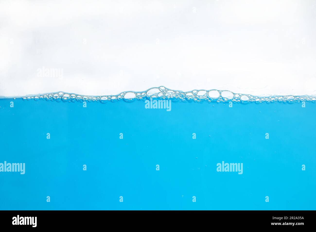 Water Surface Splash and bubbles . on white background Stock Photo Alamy