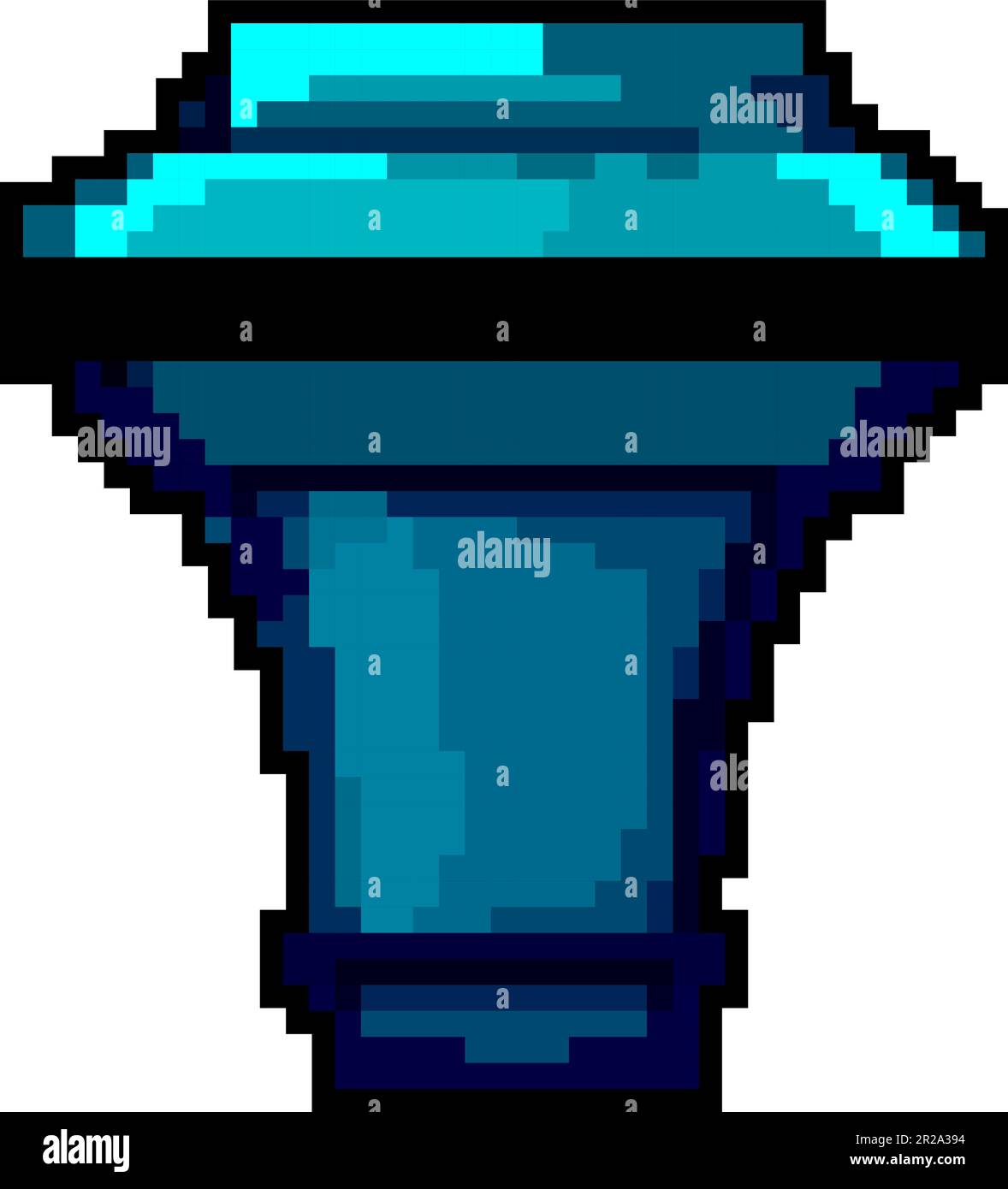 bottle wine cork game pixel art vector illustration Stock Vector Image