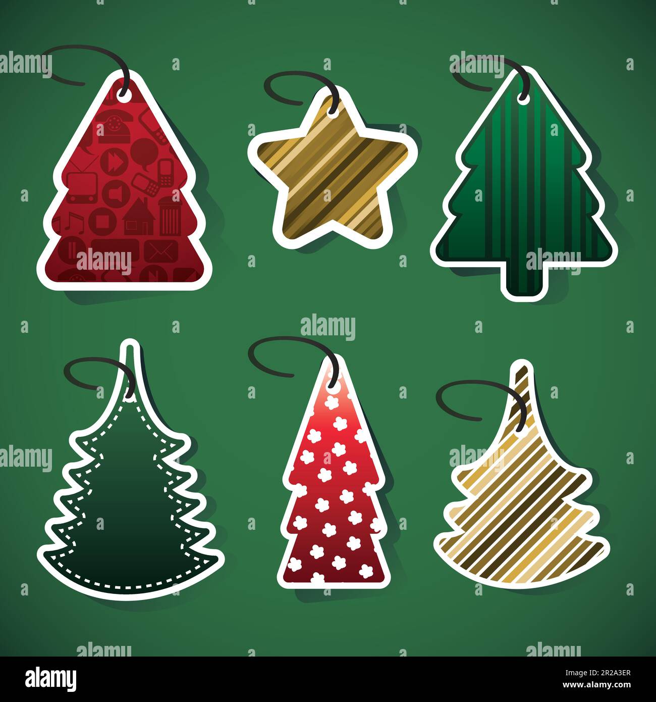 Christmas tree price tags Stock Vector Image & Art - Alamy