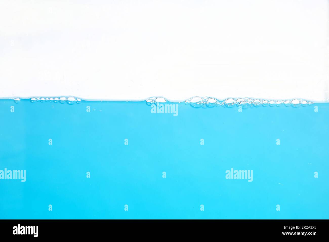 Water Surface Splash and bubbles . on white background Stock Photo - Alamy
