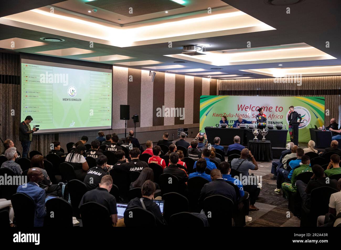 Durban. 18th May, 2023. Photo taken on May 18, 2023 shows the draw