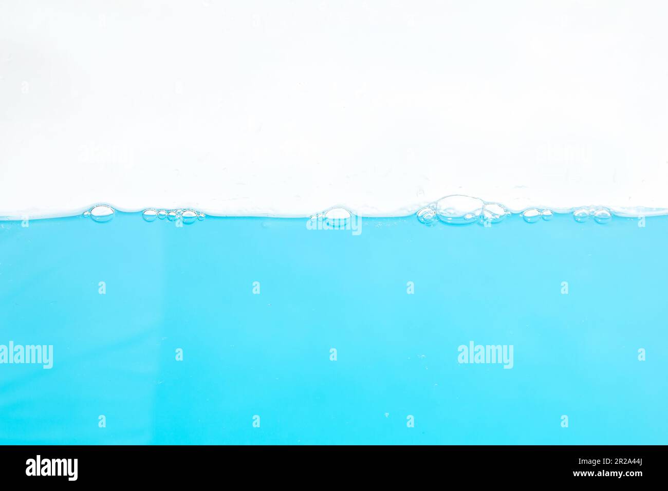 Water Surface Splash and bubbles . on white background Stock Photo - Alamy
