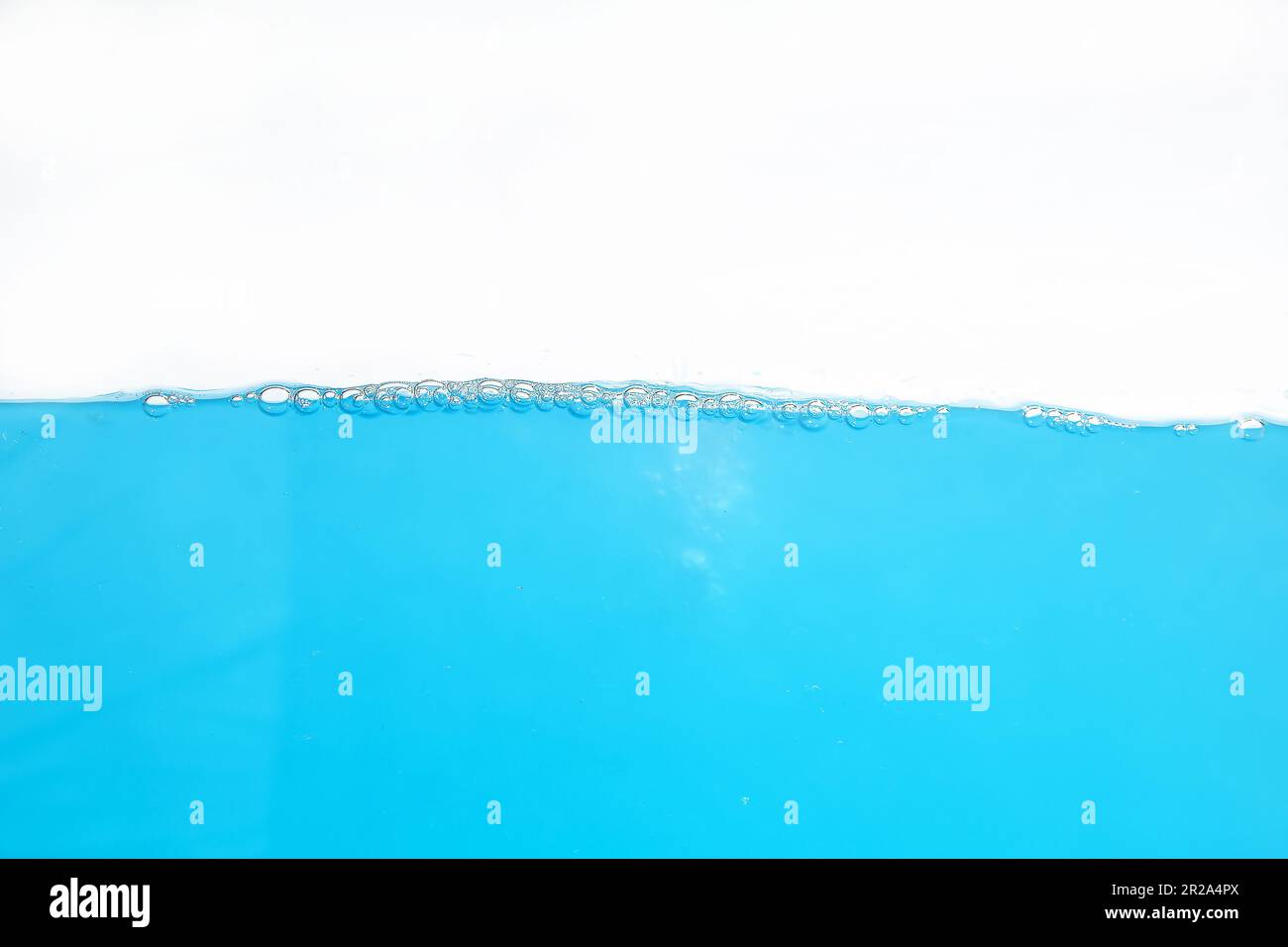 Water Surface Splash and bubbles . on white background Stock Photo Alamy