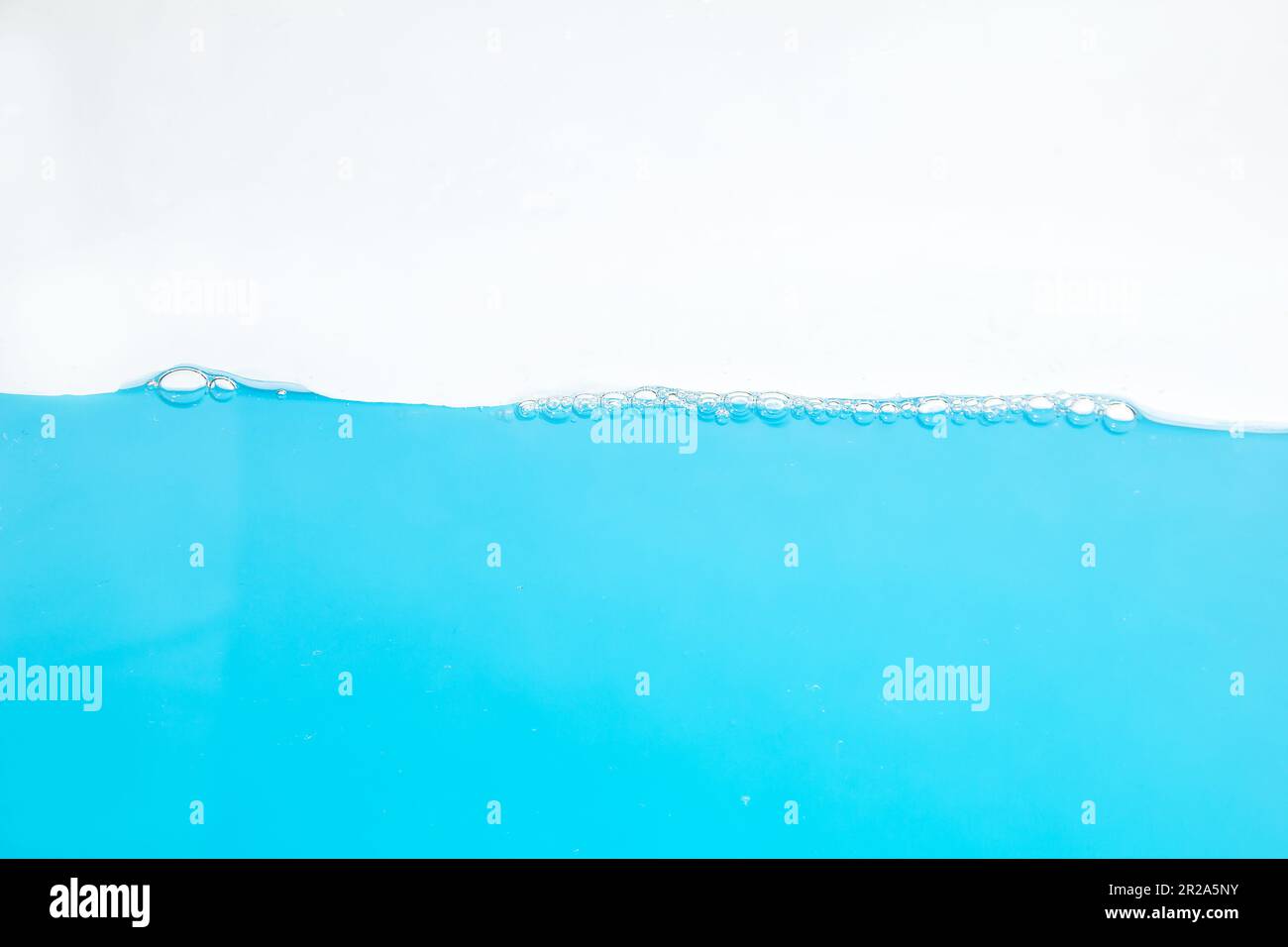 Water Surface Splash and bubbles . on white background Stock Photo - Alamy