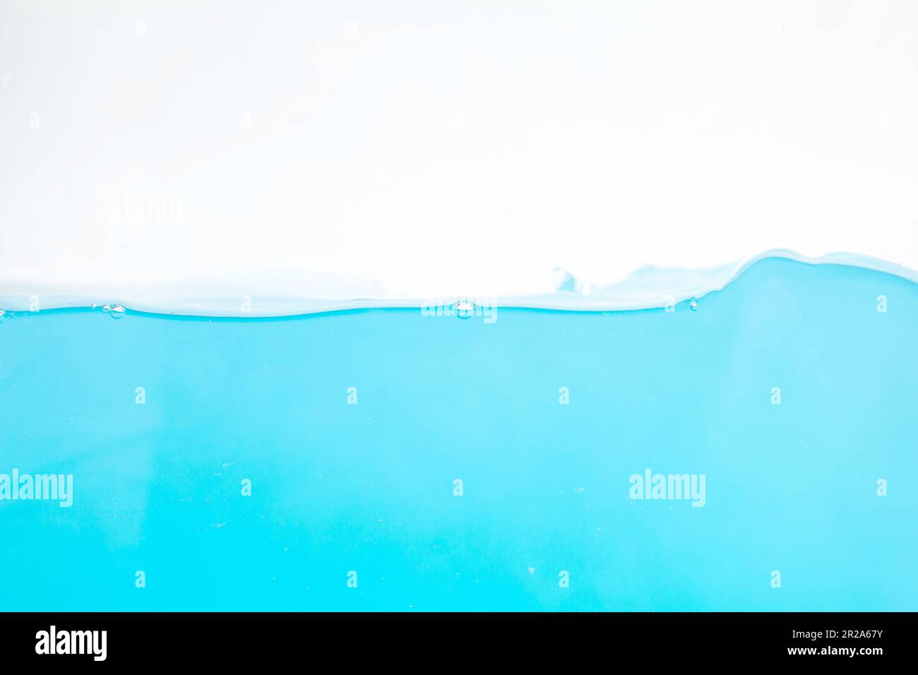 Water Surface Splash and bubbles . on white background Stock Photo - Alamy