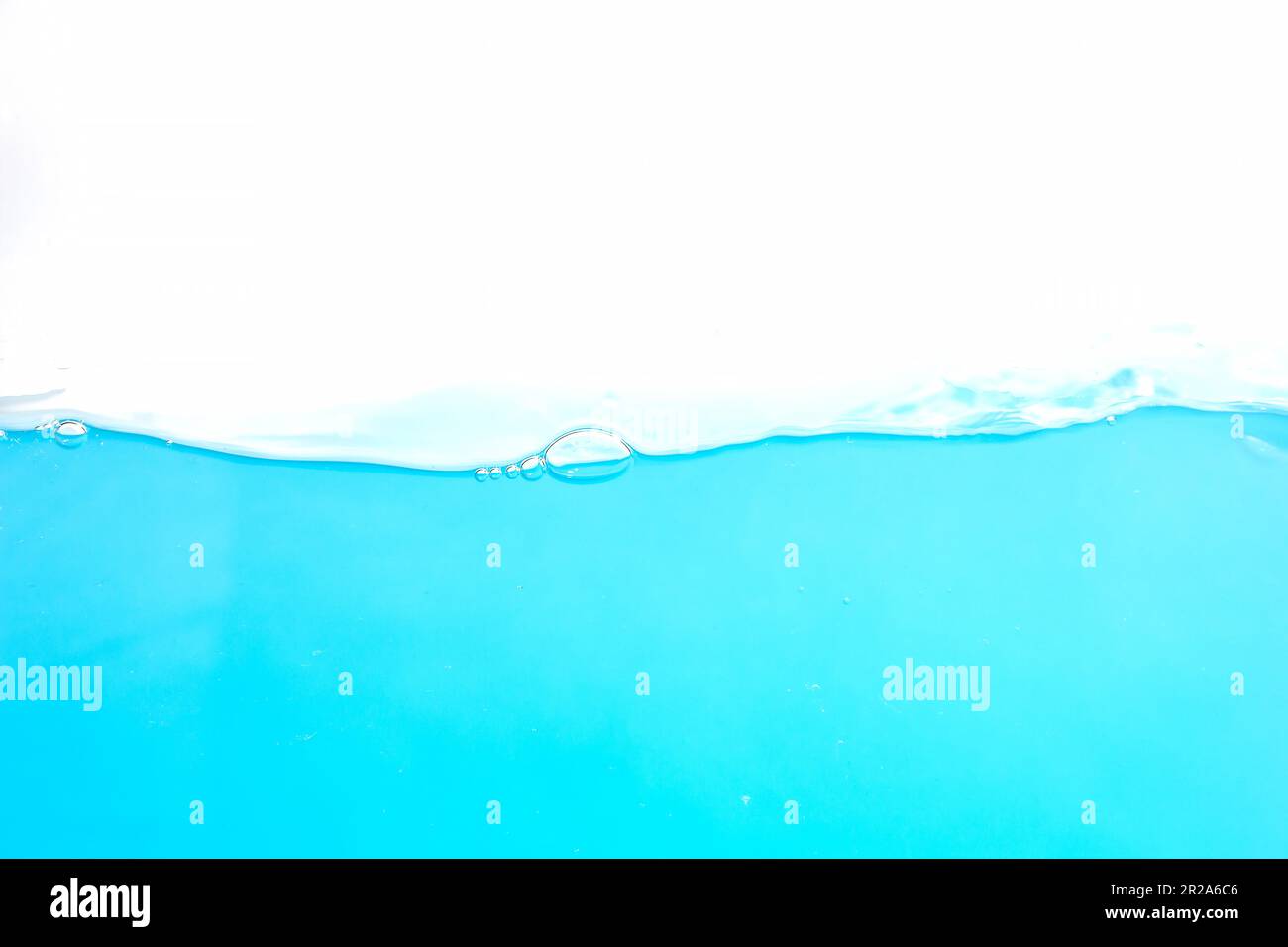 Water Surface Splash and bubbles . on white background Stock Photo Alamy