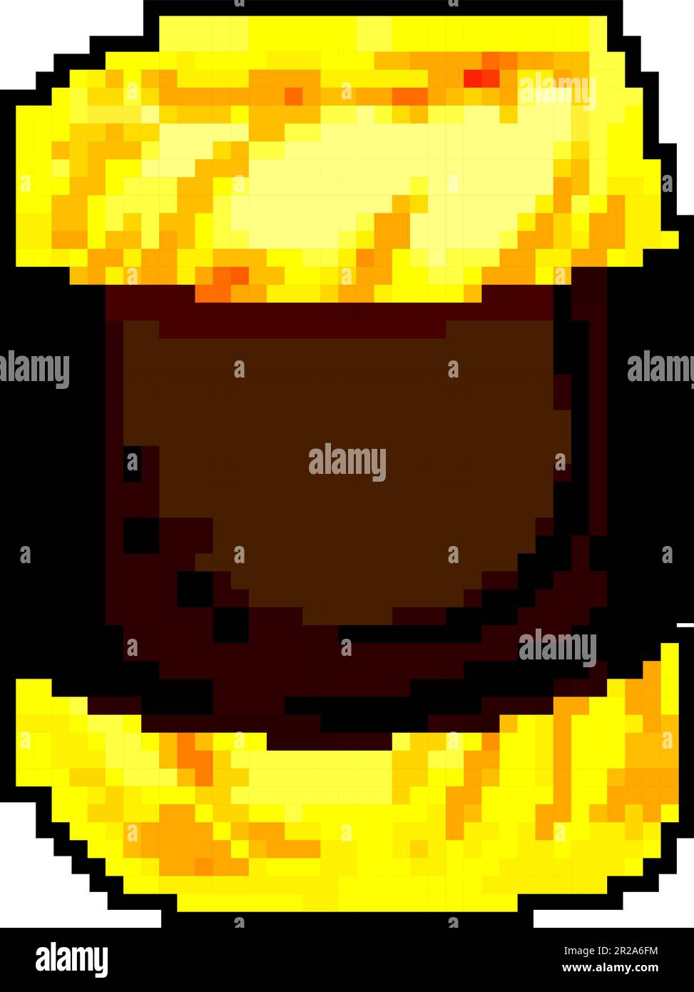 skein yarn wool game pixel art vector illustration Stock Vector Image