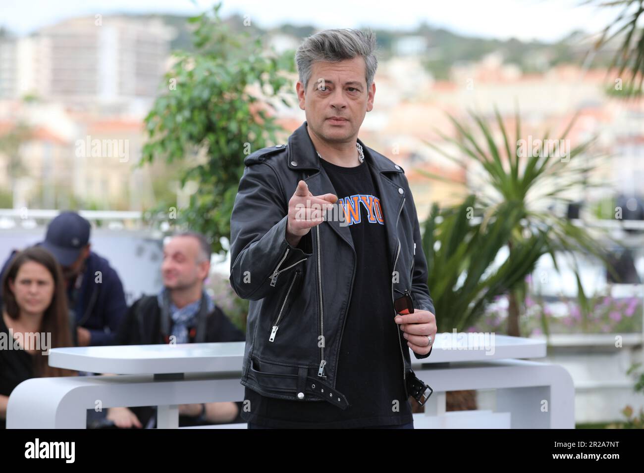 May 18, 2023, Cannes, Cote d'Azur, France: BENJAMIN BIOLAY attends the photocall for 'Rosalie' during the 76th Annual Cannes Film Festival at Palais des Festivals on May 18, 2023 in Cannes, France (Credit Image: © Mickael Chavet/ZUMA Press Wire) EDITORIAL USAGE ONLY! Not for Commercial USAGE! Stock Photo