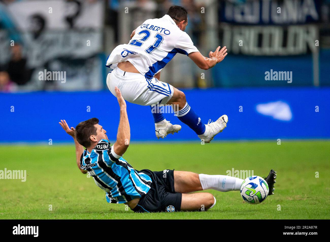 Porto Alegre, Brazil. 17th May, 2023. Zinho do Grêmio disputa o