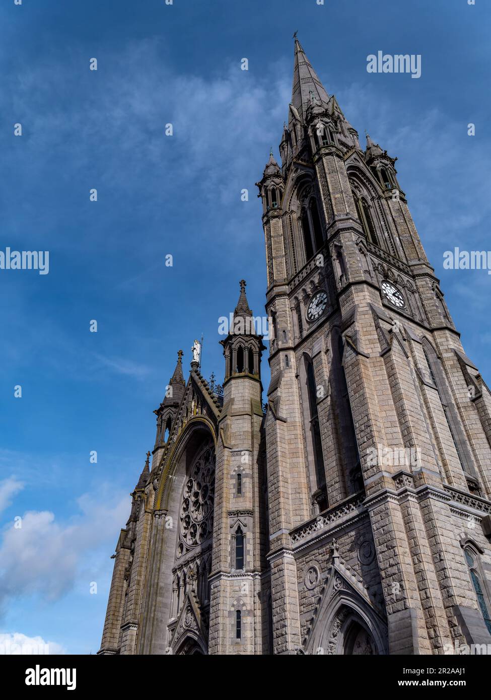 Catholic Cathedral in Ireland, Gothic style. The Cathedral Church of St