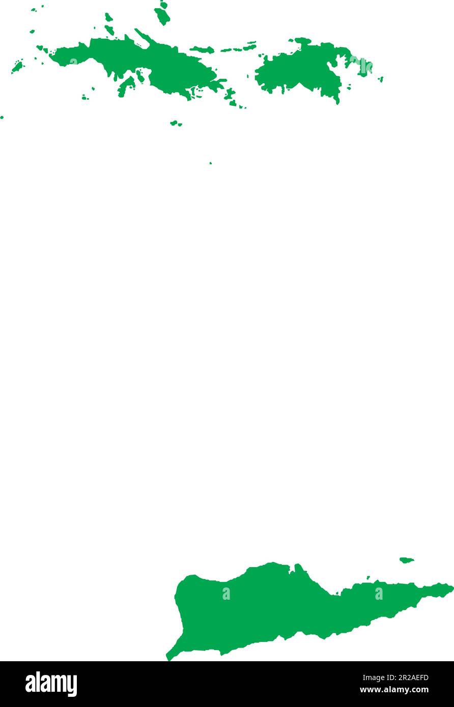 YELLOW CMYK color map of U.S. VIRGIN ISLANDS, USA Stock Vector Image & Art Alamy