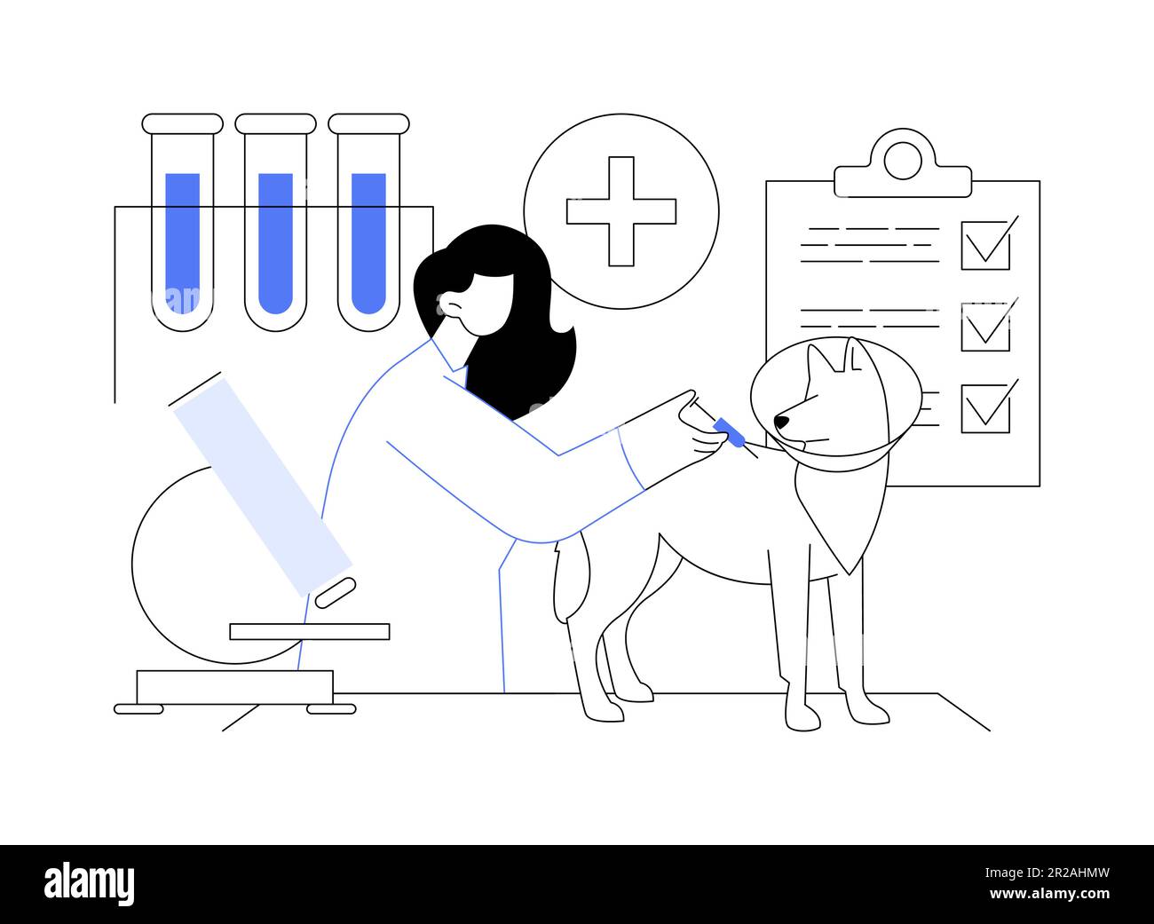 Vet clinic abstract concept vector illustration Stock Vector Image