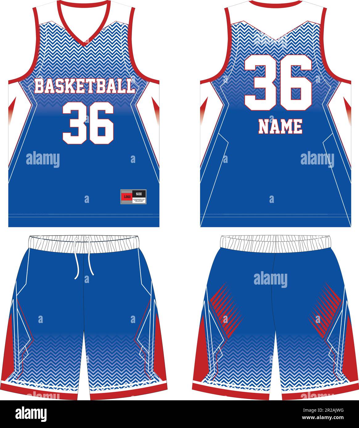 Basketball Uniform Mock up Stock Vector Image & Art Alamy