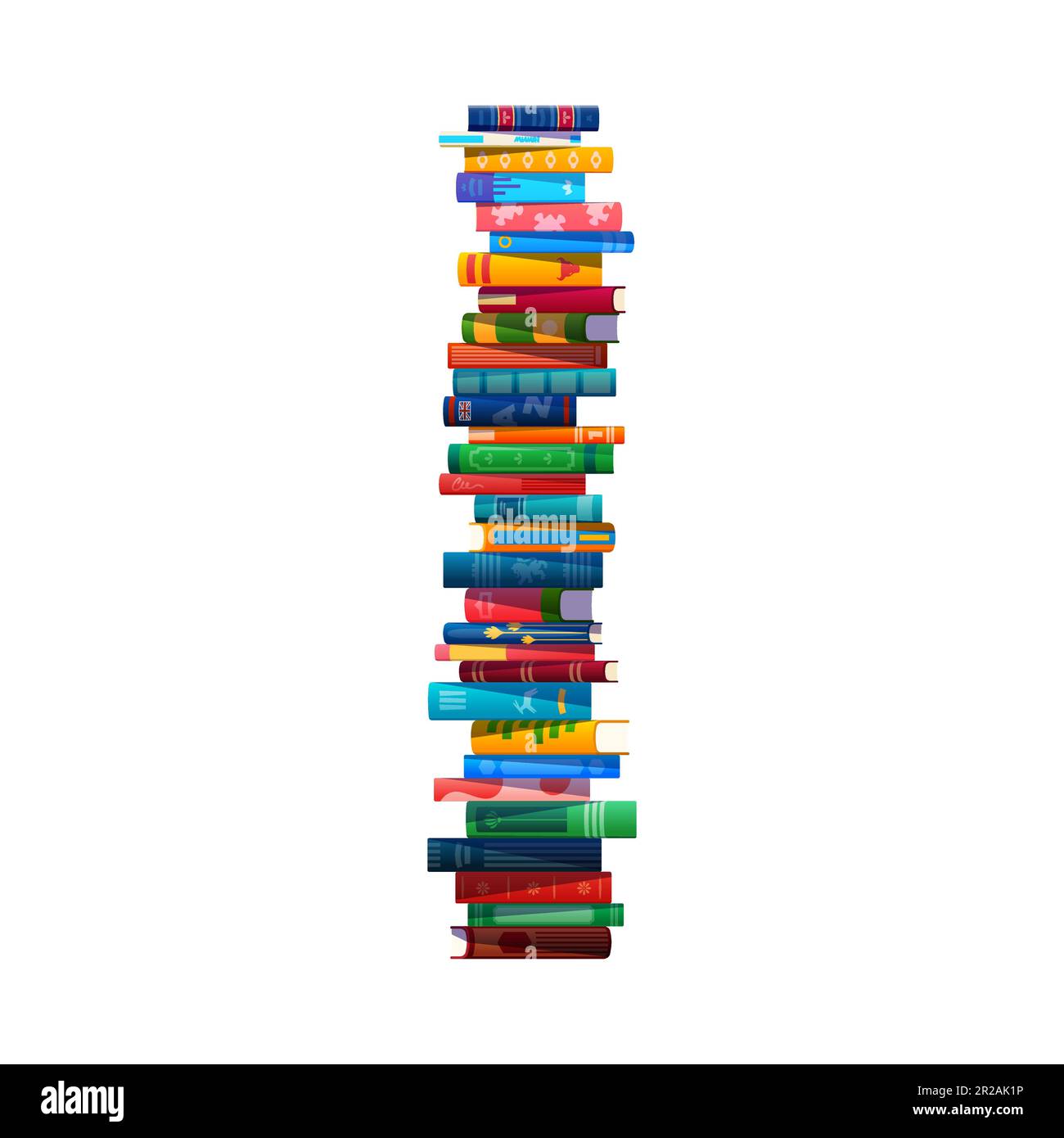 Tall Stack Of Books Clipart