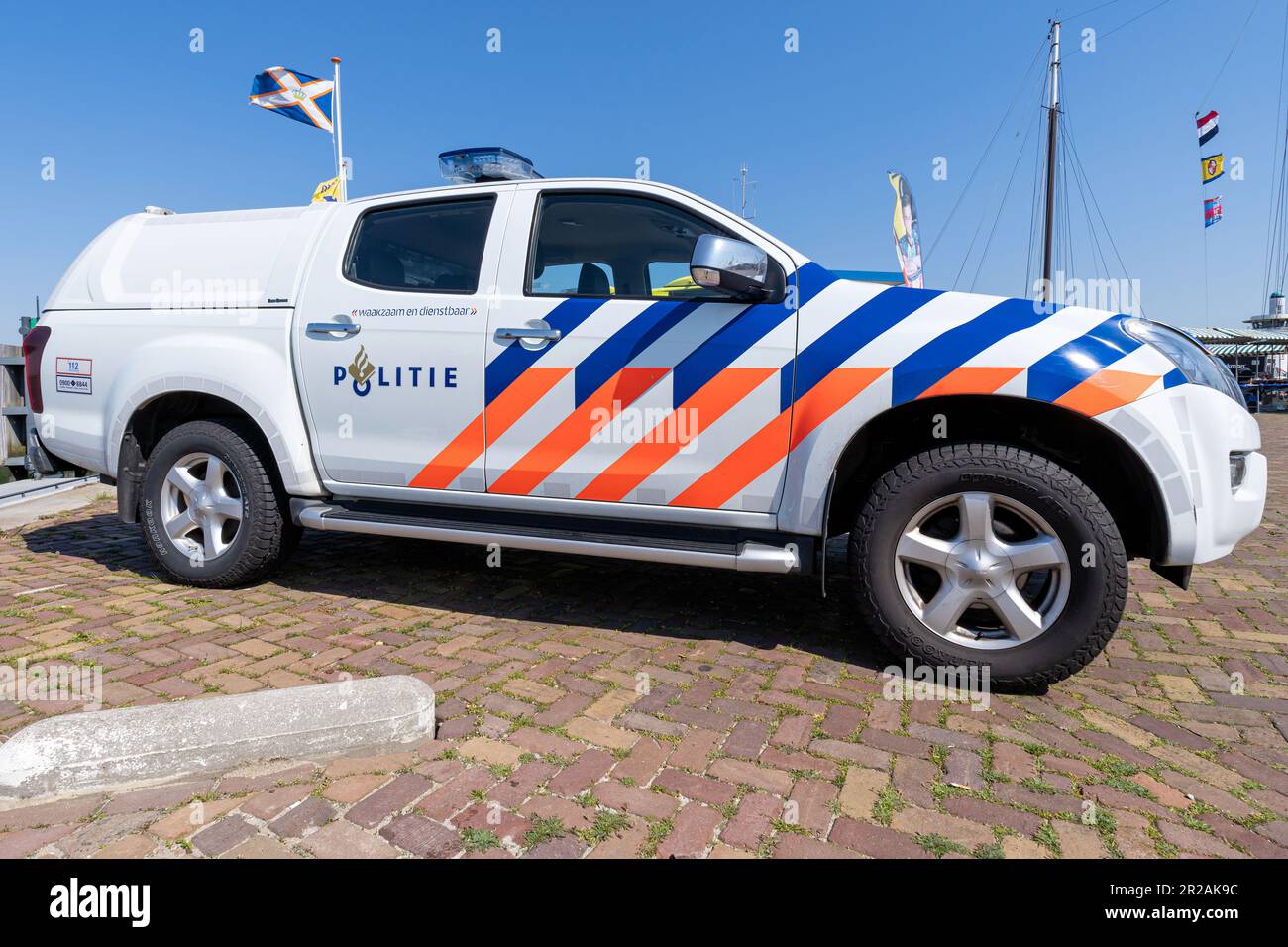 Dutch Police Isuzu D-Max Stock Photo