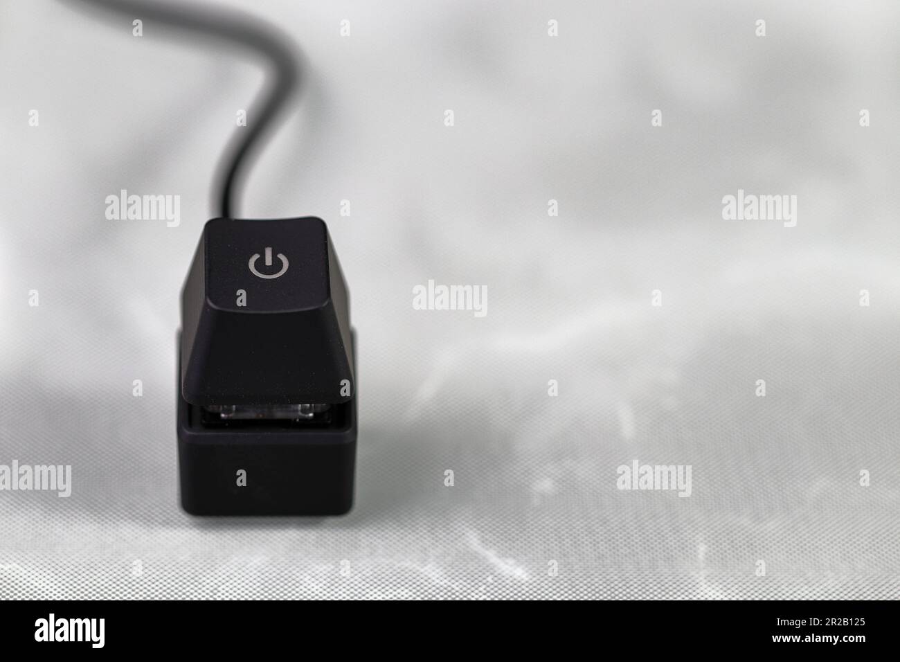 The separate Power button, Black button with Power icon, Power on off ...