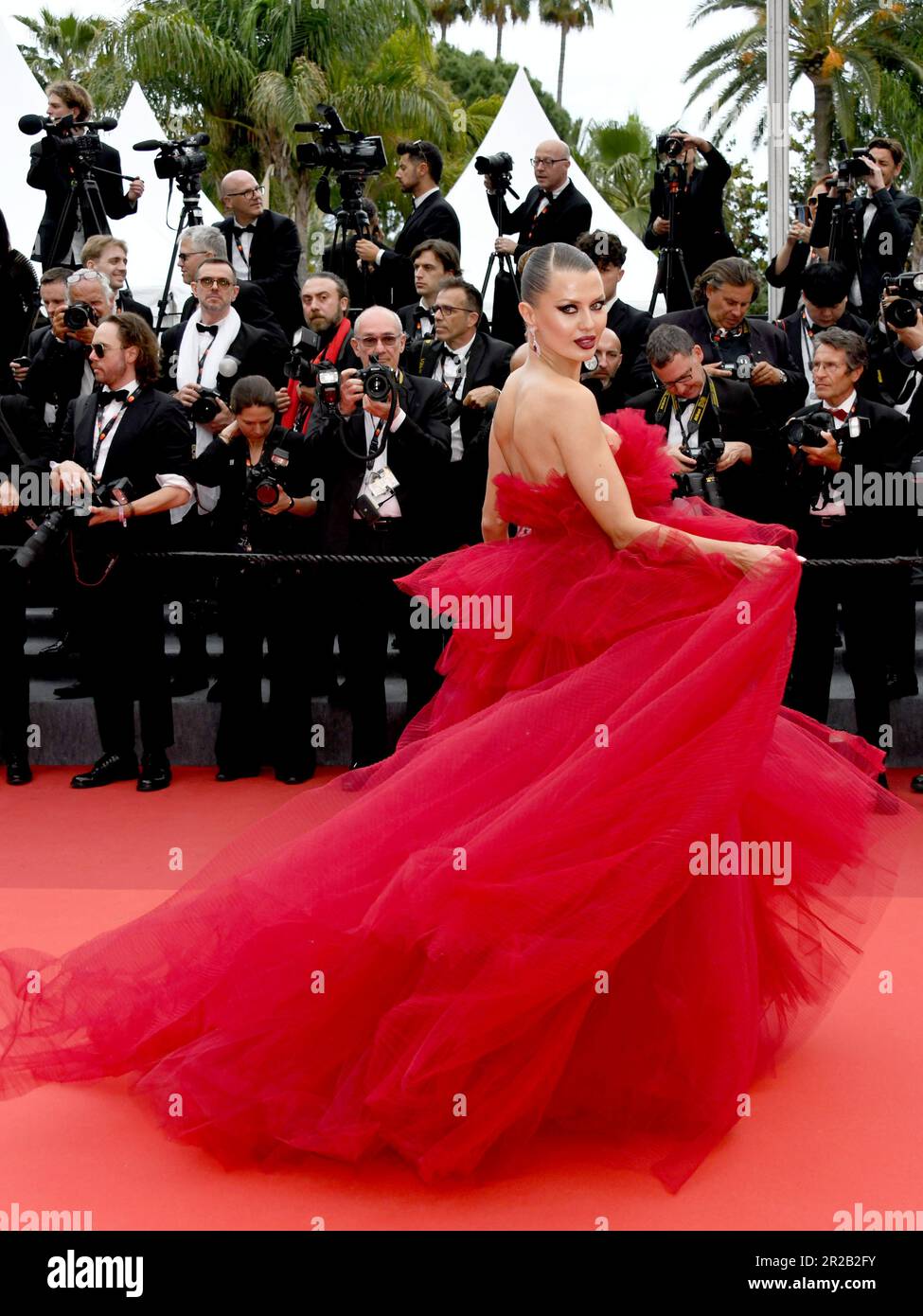 Cannes, France. 18th May, 2023. 76th Cannes Film Festival 2023, evening