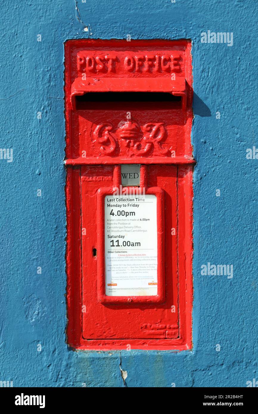 Post Box In Northern Ireland Stock Photo Alamy post-box-in-northern-ireland-stock-photo-alamy
