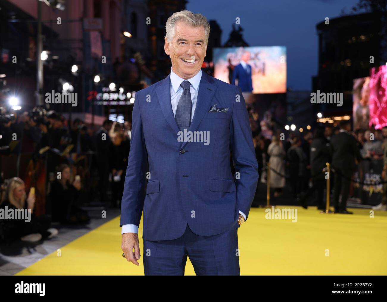 FILE Pierce Brosnan appears at the premiere of "Black Adam" in London