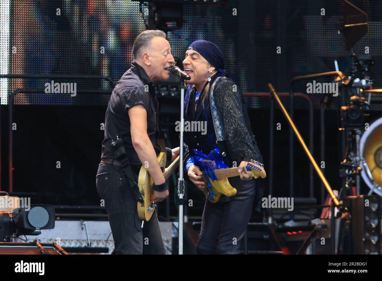 Ferrara, Italy. 18th May, 2023. American rock legend Bruce Springsteen and the E-Street Band performing in Ferrara during his first italian concert of the “New European Tour” - Ferrara, Italy, May 18, 2023 - Photo: Michele Nucci Credit: Live Media Publishing Group/Alamy Live News Stock Photo