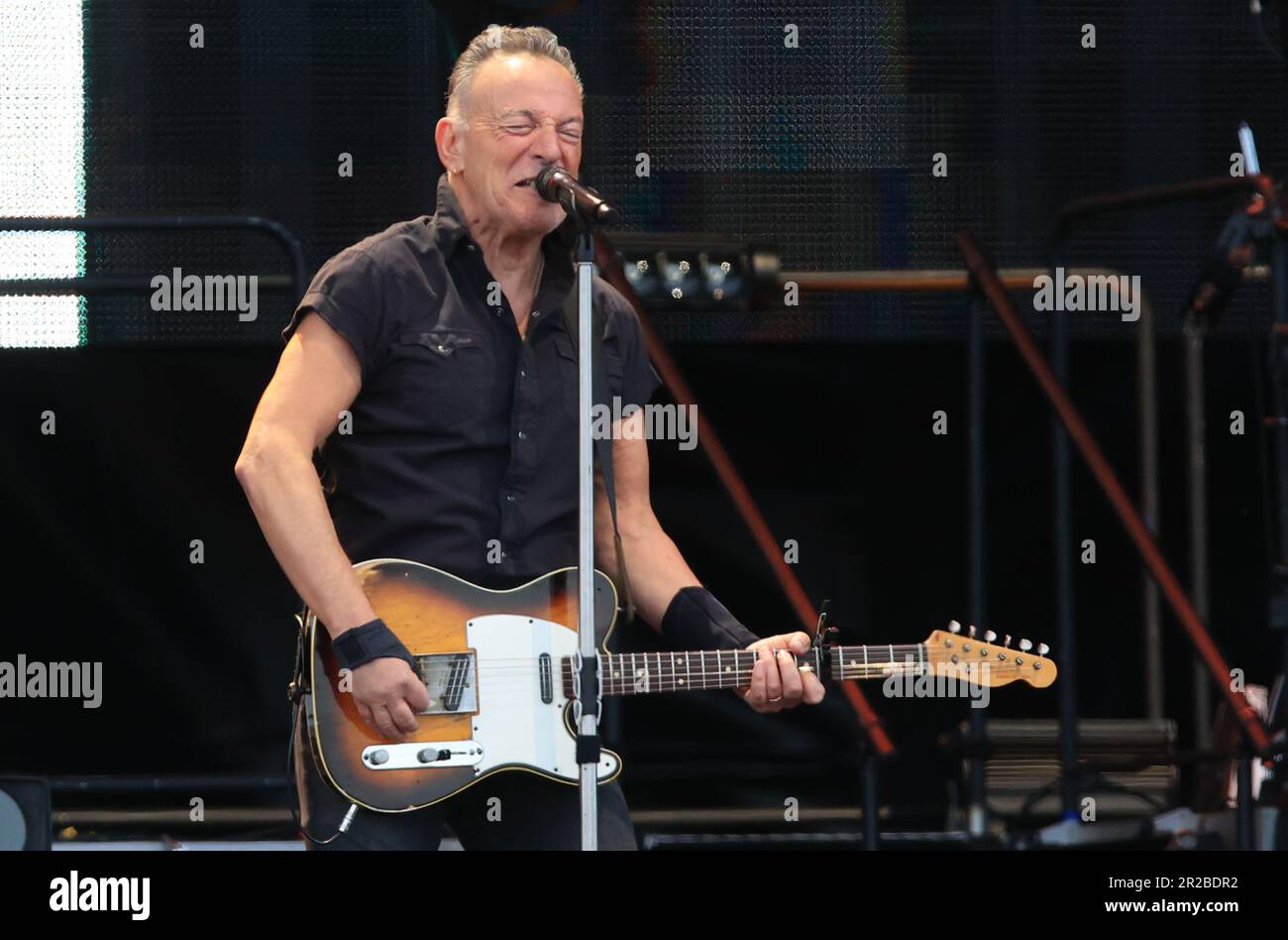 Ferrara, Italy. 18th May, 2023. American rock legend Bruce Springsteen and the E-Street Band performing in Ferrara during his first italian concert of the “New European Tour” - Ferrara, Italy, May 18, 2023 - Photo: Michele Nucci Credit: Live Media Publishing Group/Alamy Live News Stock Photo