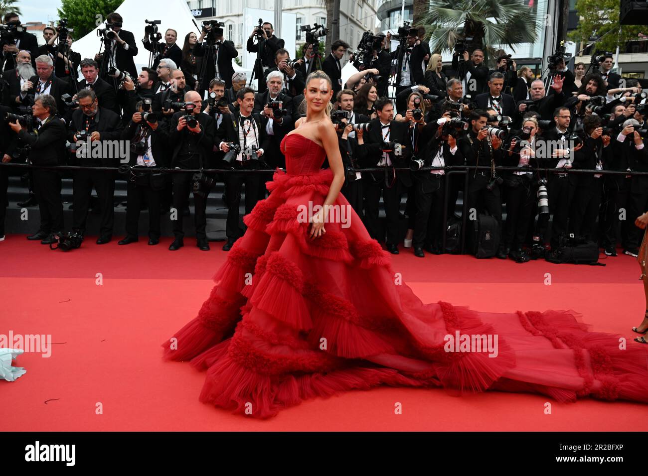 Cannes, France. 18th May, 2023. Zara McDermott attends the "Indiana