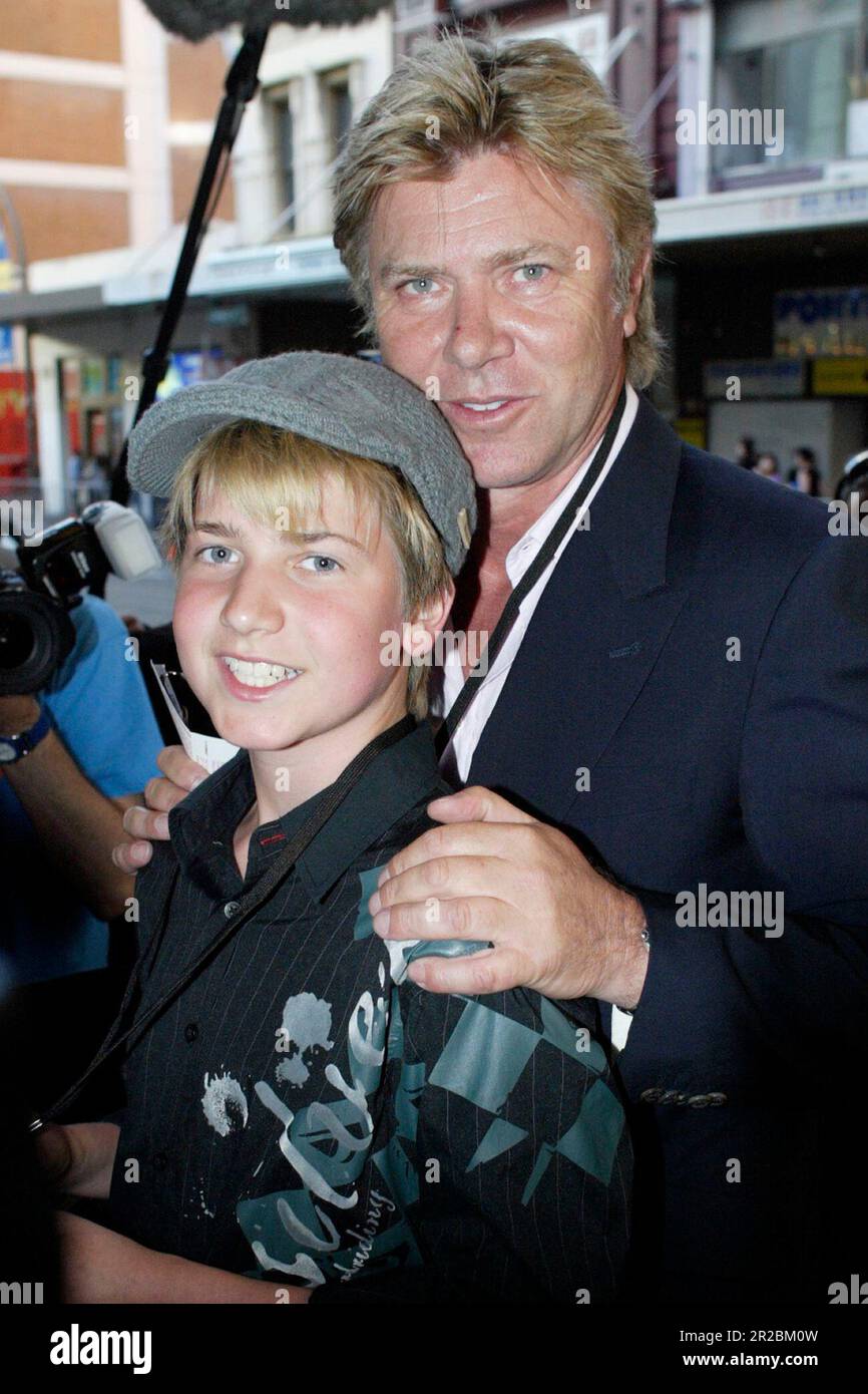 Richard Wilkins and his son Christian Wilkins at the Billy Elliott the