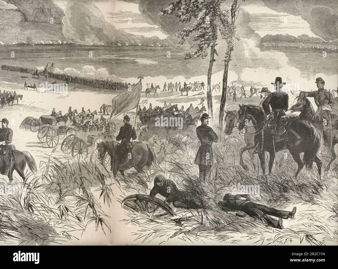 The Battle of Cedar Mountain fought August 9, 1862 - American Civil War ...
