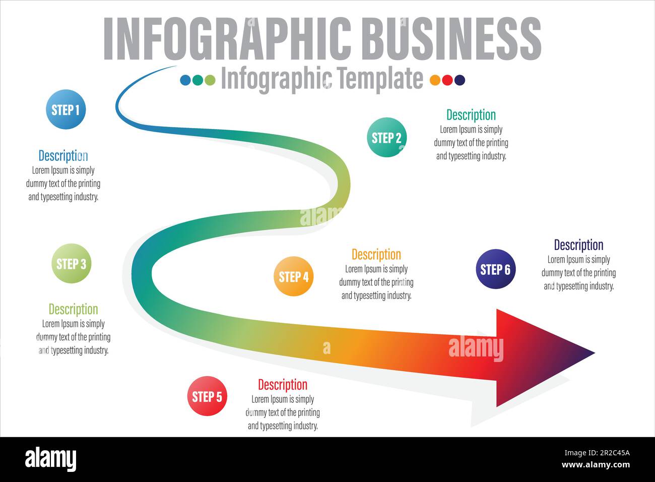 Free Infographics Template Road Map