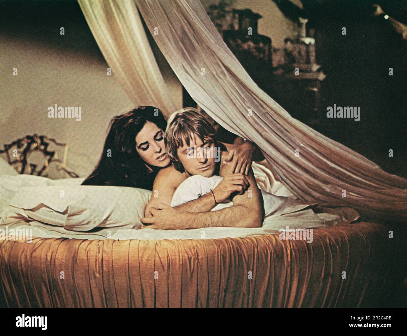 Seven Mints Edy Williams, Wayne Maunder, on-set of the Film,