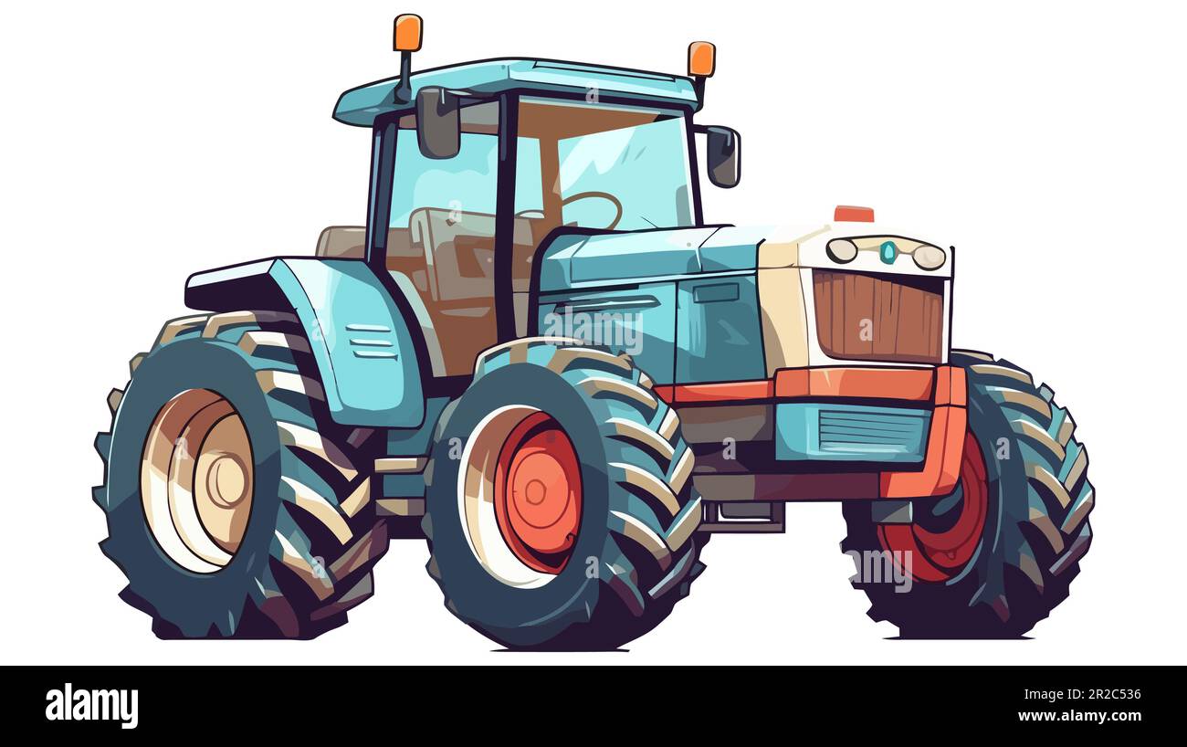 Tractor vehicle vector illustration isolated on white background Stock ...