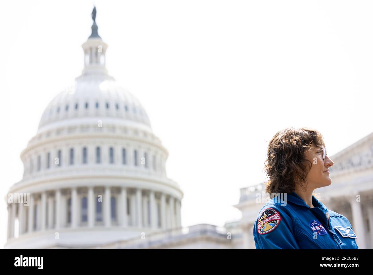 Nasa Astronaut Christina Hammock Koch During A News Conference About