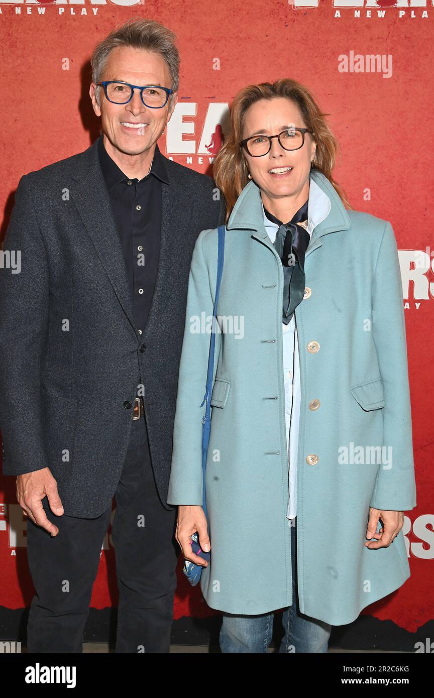 New York, USA on May 18, 2023. Tim Daly and Tea Leoni attend "The Fears